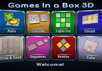 GamesInABox. Logic, memory, math and puzzle collection.